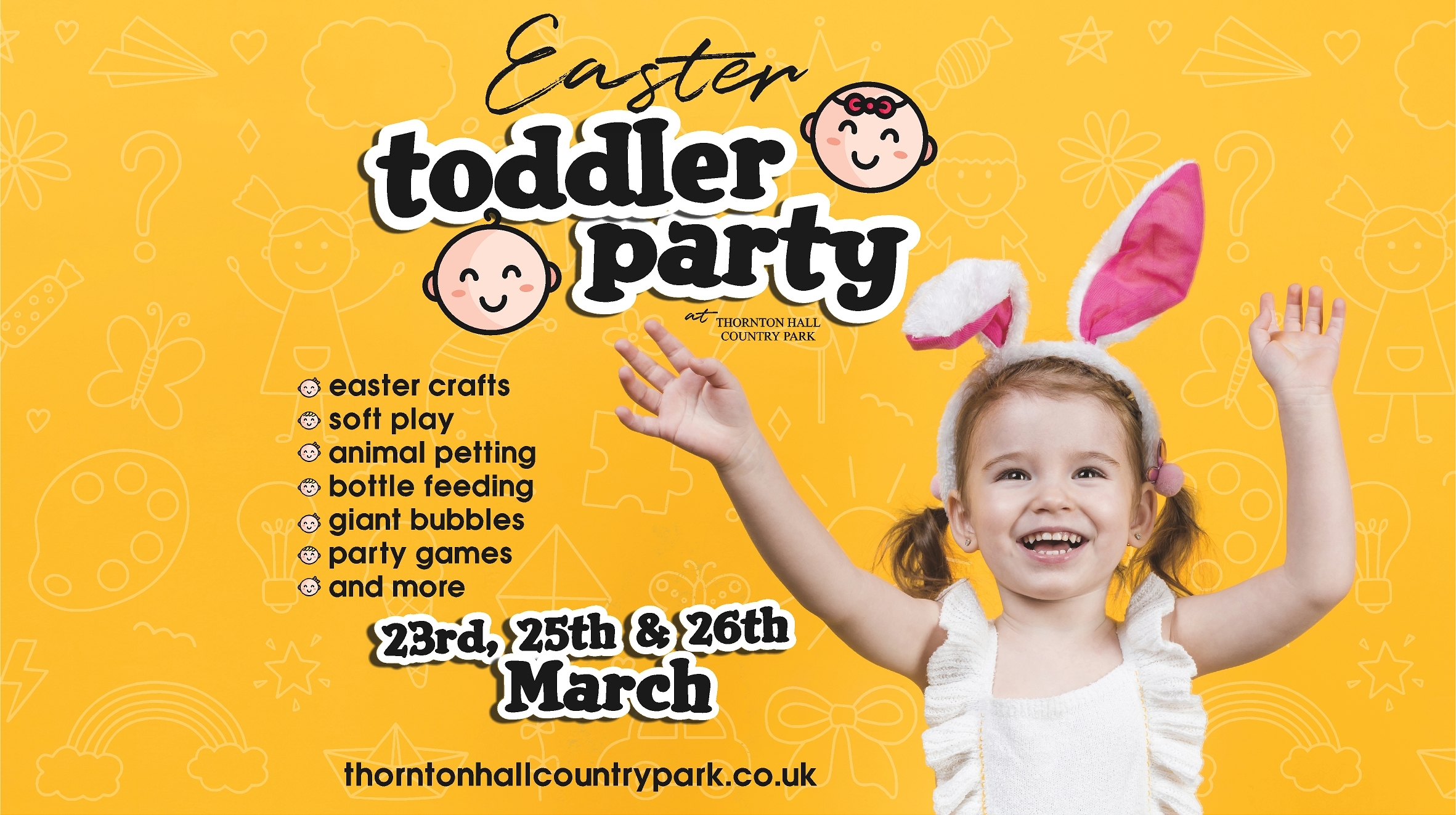 Thornton hall farm easter toddler parties 2026