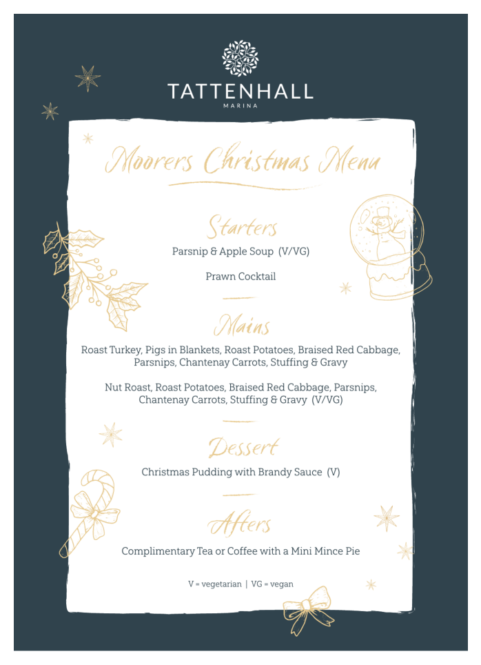 Moorers Xmas Dinner TH 2025